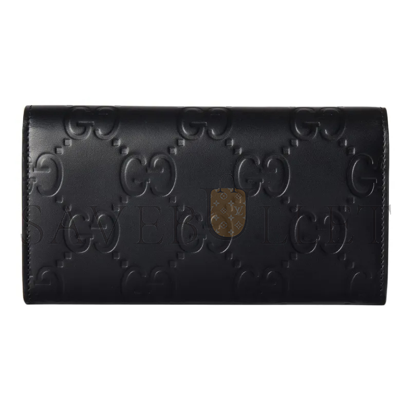 GUCCI GG LEATHER WALLET 772791 (19*10*3cm)